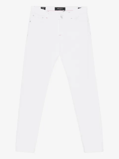 Kiton cotton straight trousers