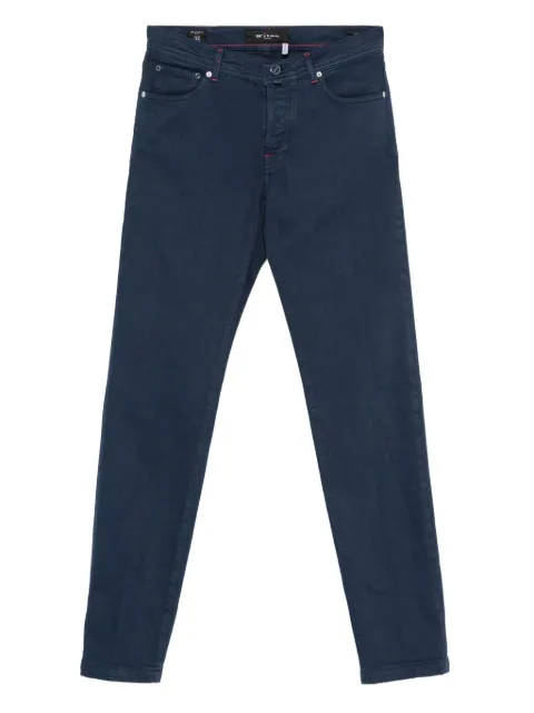 Kiton cotton tapered trousers