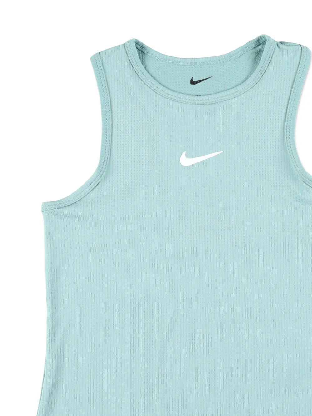 Nike Kids Ribbed Logo-print Tank Top - Blue 