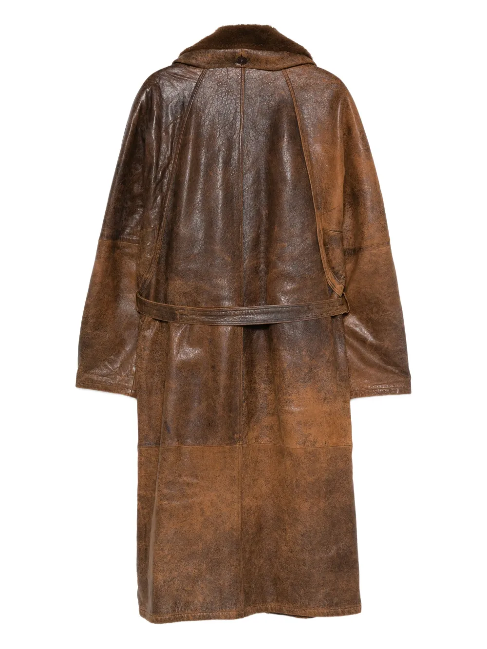 A.N.G.E.L.O. Vintage Cult 1990s jas met dubbele rij knopen - Bruin