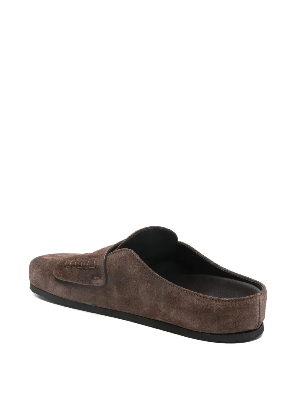Jacquemus Les Mules Mocassin In Suede Shoes In Brown
