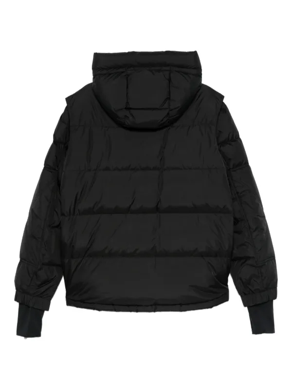 Moncler キルティング フーデッドジャケット | ブラック | FARFETCH JP