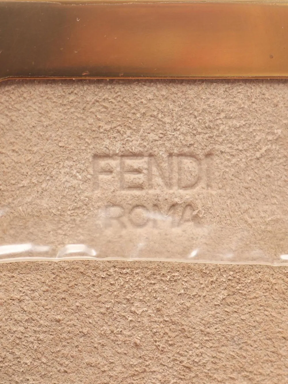 Pre-owned Fendi 2010-2025 Small Leather Croissant Hobo Bag In Brown