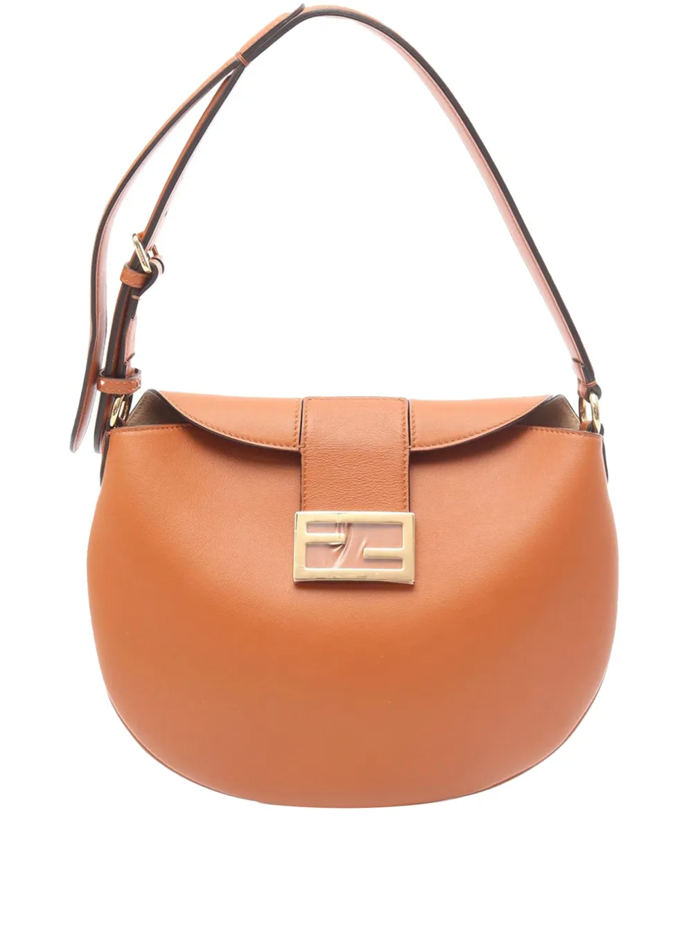 Fendi Pre-Owned 2010-2025 Small Leather Croissant hobo bag | Brown | Image 1
