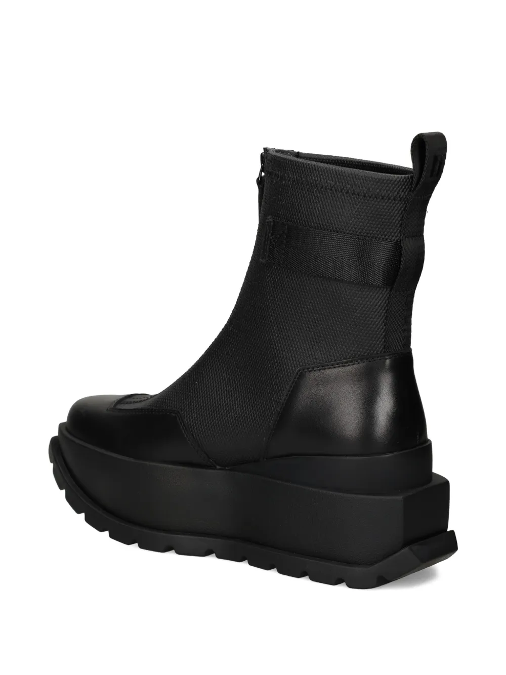 United Nude Leren enkellaarzen Zwart
