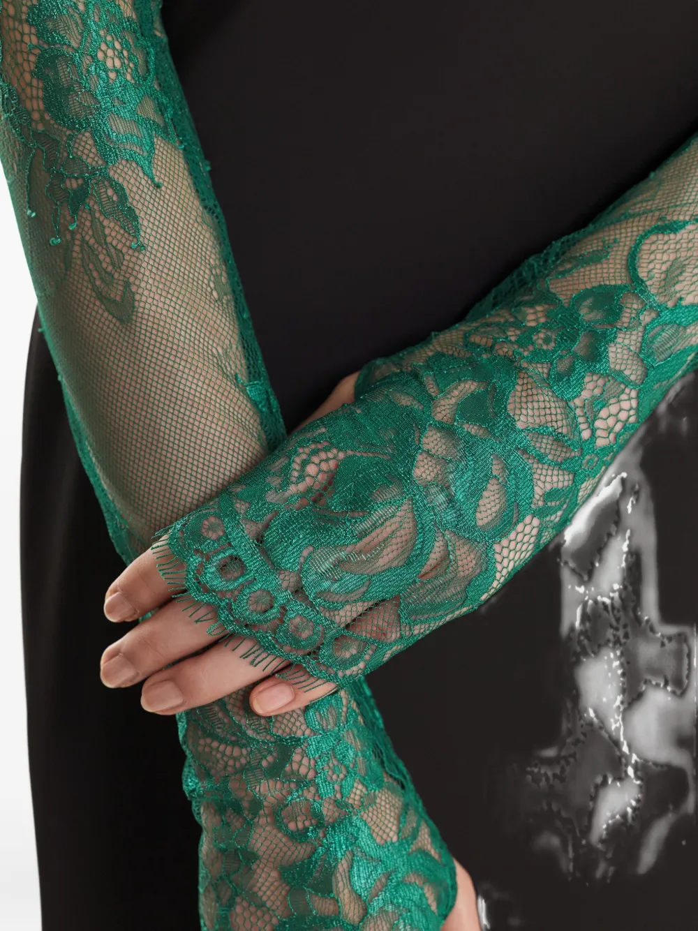2310 STUDIO floral-lace gloves | Image 2