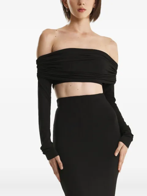 2310 STUDIO off-shoulder draped top