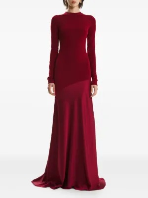 chinese dress ladies Millà Women's Striking Sequined Fitted Maxi Dress, Midnigh - Blue