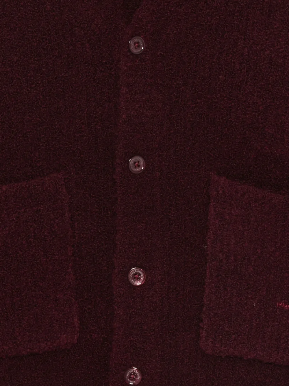 Paolo Pecora Button-up Cardigan In Burgundy
