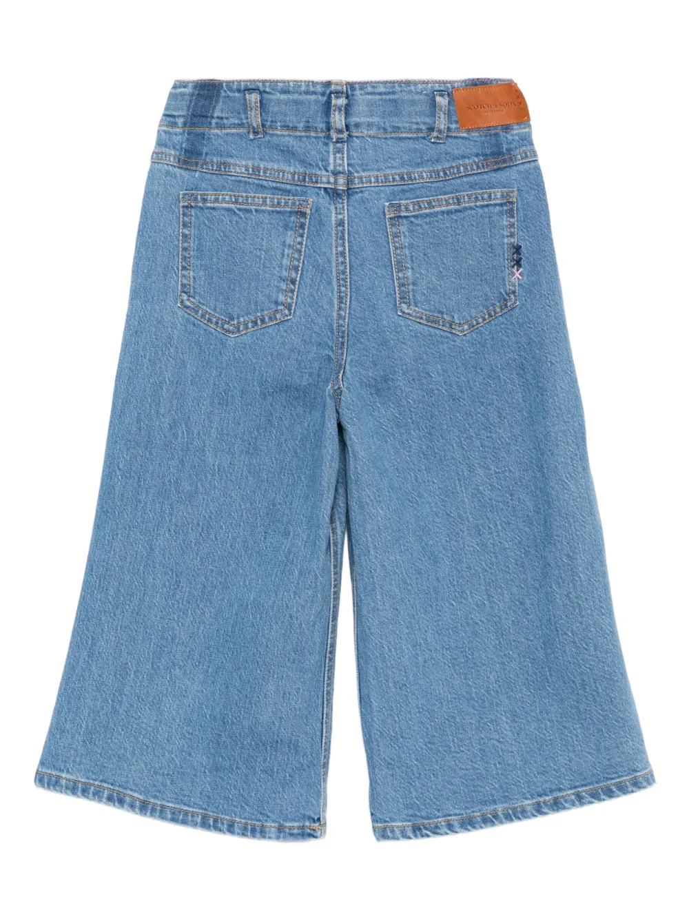 Scotch & Soda Kids pleated wide-leg trousers | Teen Girl Clothing | Image 2