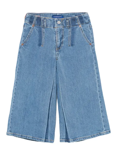 Scotch & Soda Kids pleated wide-leg trousers