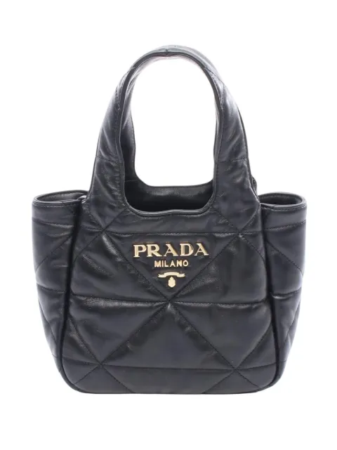 Prada Pre-Owned 2000-2025 Small Nappa Leather Topstitch tote bag