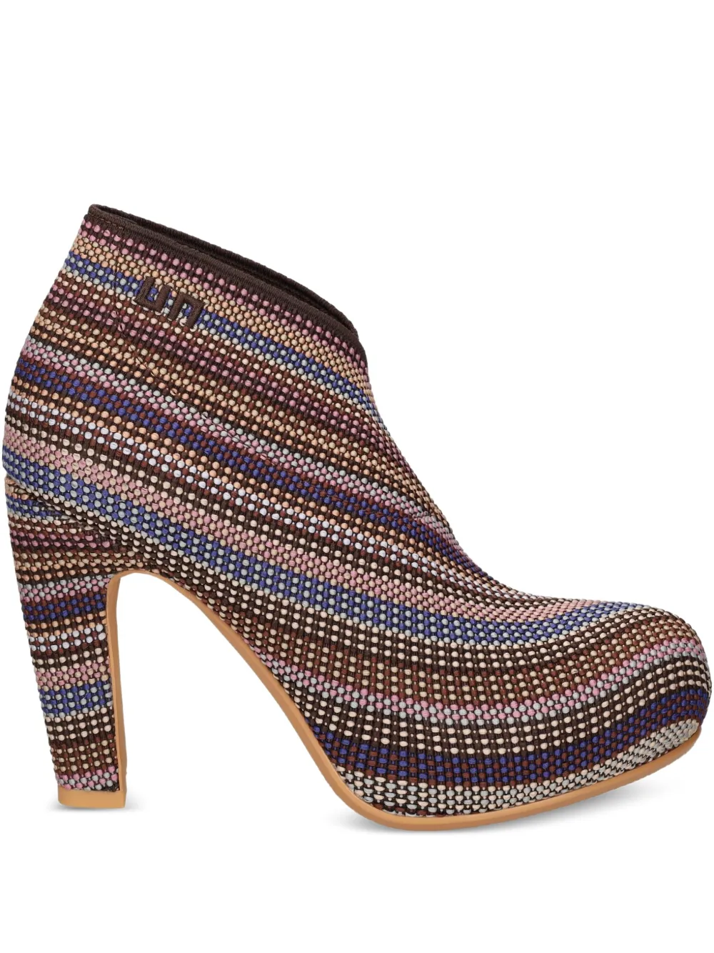 United Nude 60mm leather heeled boots - ブラウン United Nude 60mm leather heeled boots - ブラウン
