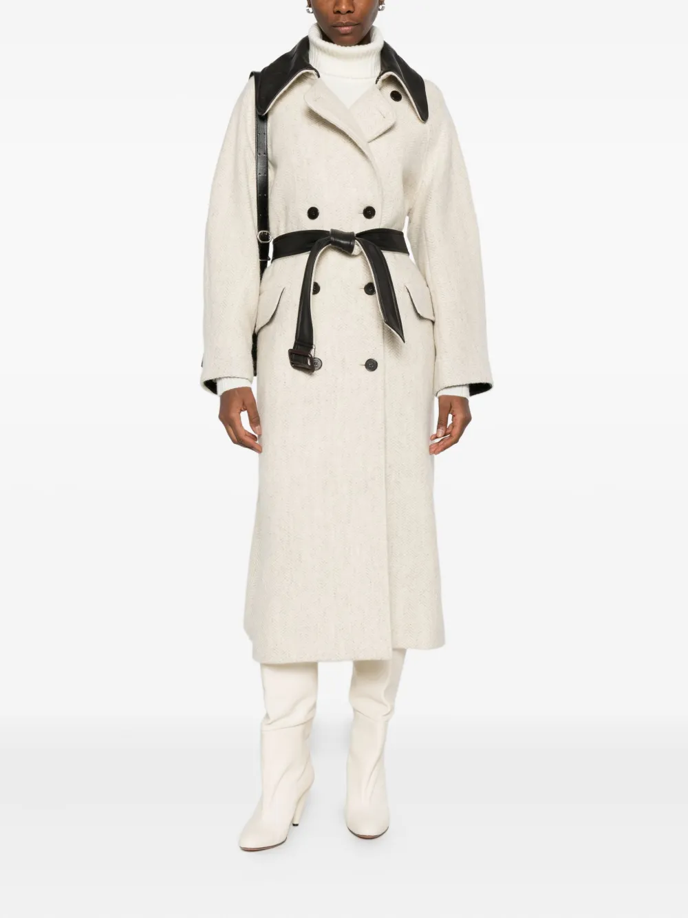 MARK KENLY DOMINO TAN Cibel wool double-breasted coat | Double Breasted & Peacoats | Image 2
