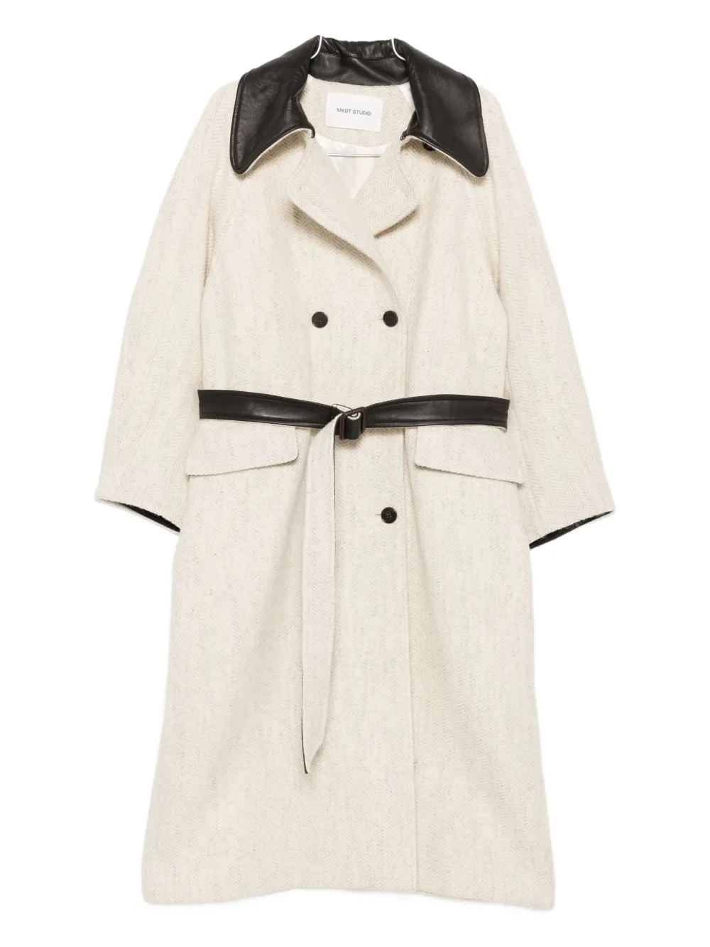 MARK KENLY DOMINO TAN Cibel wool double-breasted coat - ニュートラル MARK KENLY DOMINO TAN Cibel wool double-breasted coat - ニュートラル