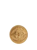 CHANEL Pre-Owned 1994 Gold Plated CC Medallion Brooch costume brooch