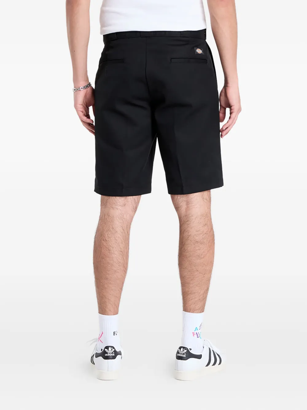 Dickies Flat-front Shorts In Black