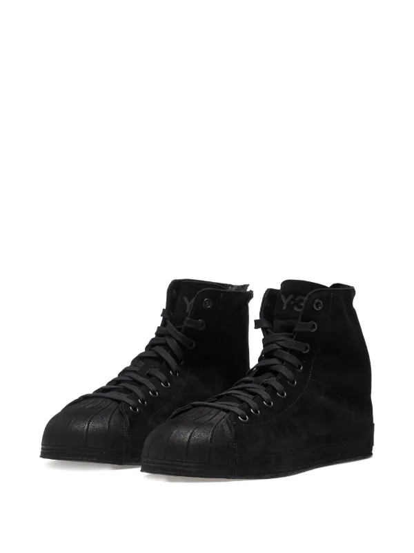 Y-3 Nizzastar hi-tops Sneakers | Black | FARFETCH GE