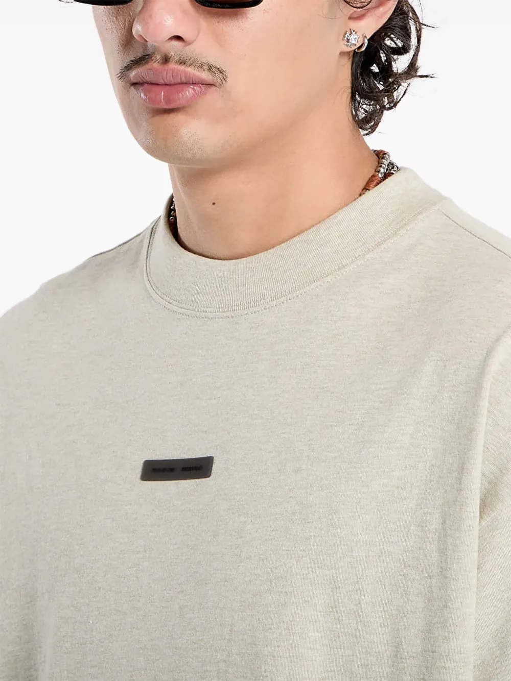 FEAR OF GOD ESSENTIALS T-shirt met logoplakkaat Grijs
