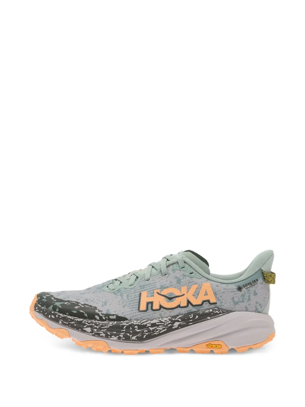 HOKA Gore-Tex sneakers met patroon Groen