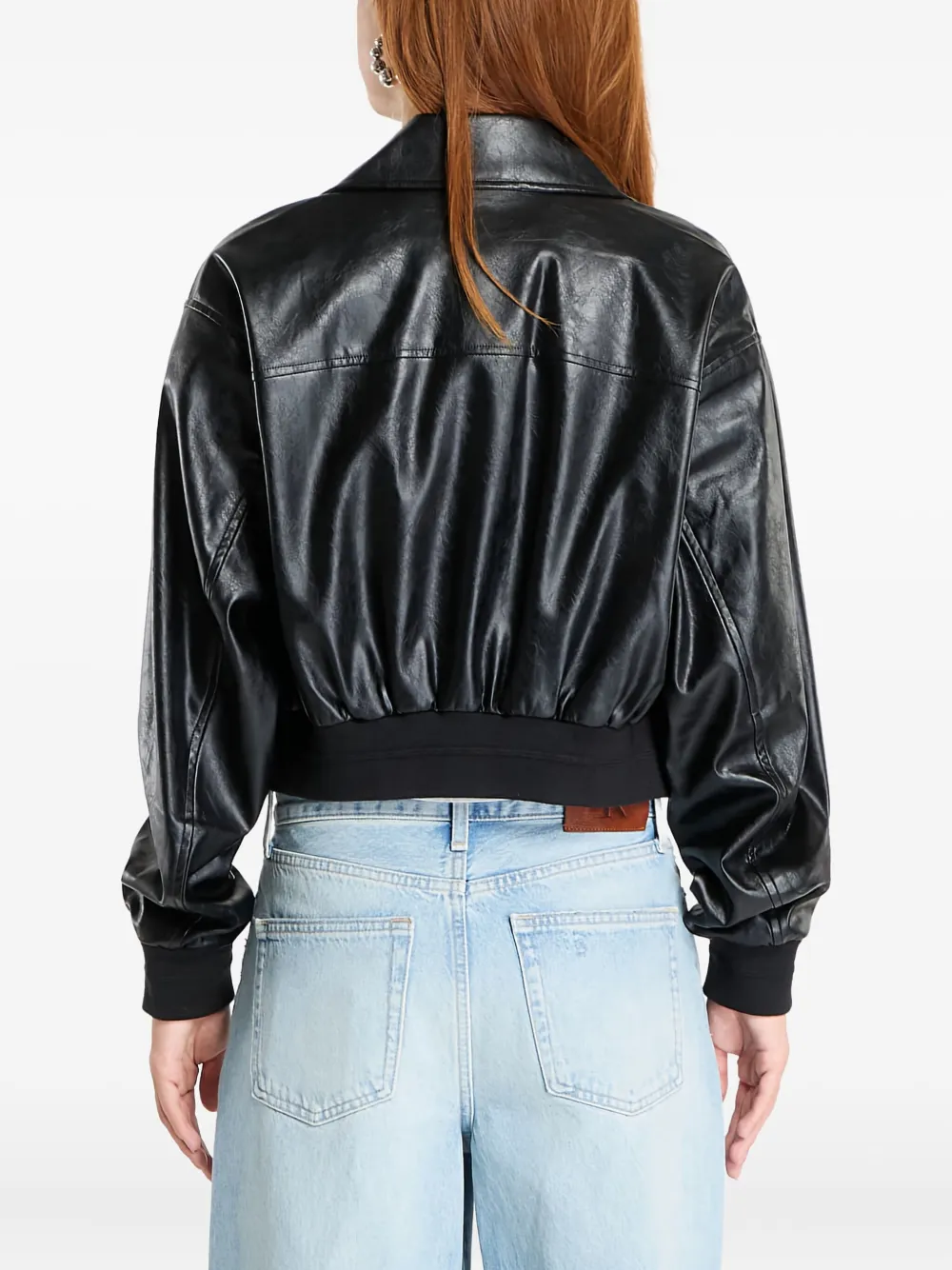 Calvin Klein Crinkle Jacket In Black