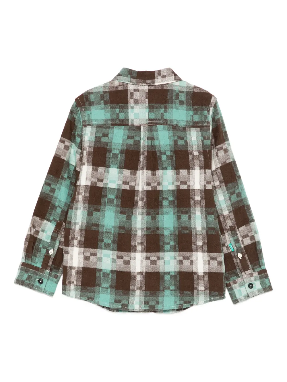 Scotch & Soda Kids checked long-sleeve shirt | Boys Shirts | Image 2