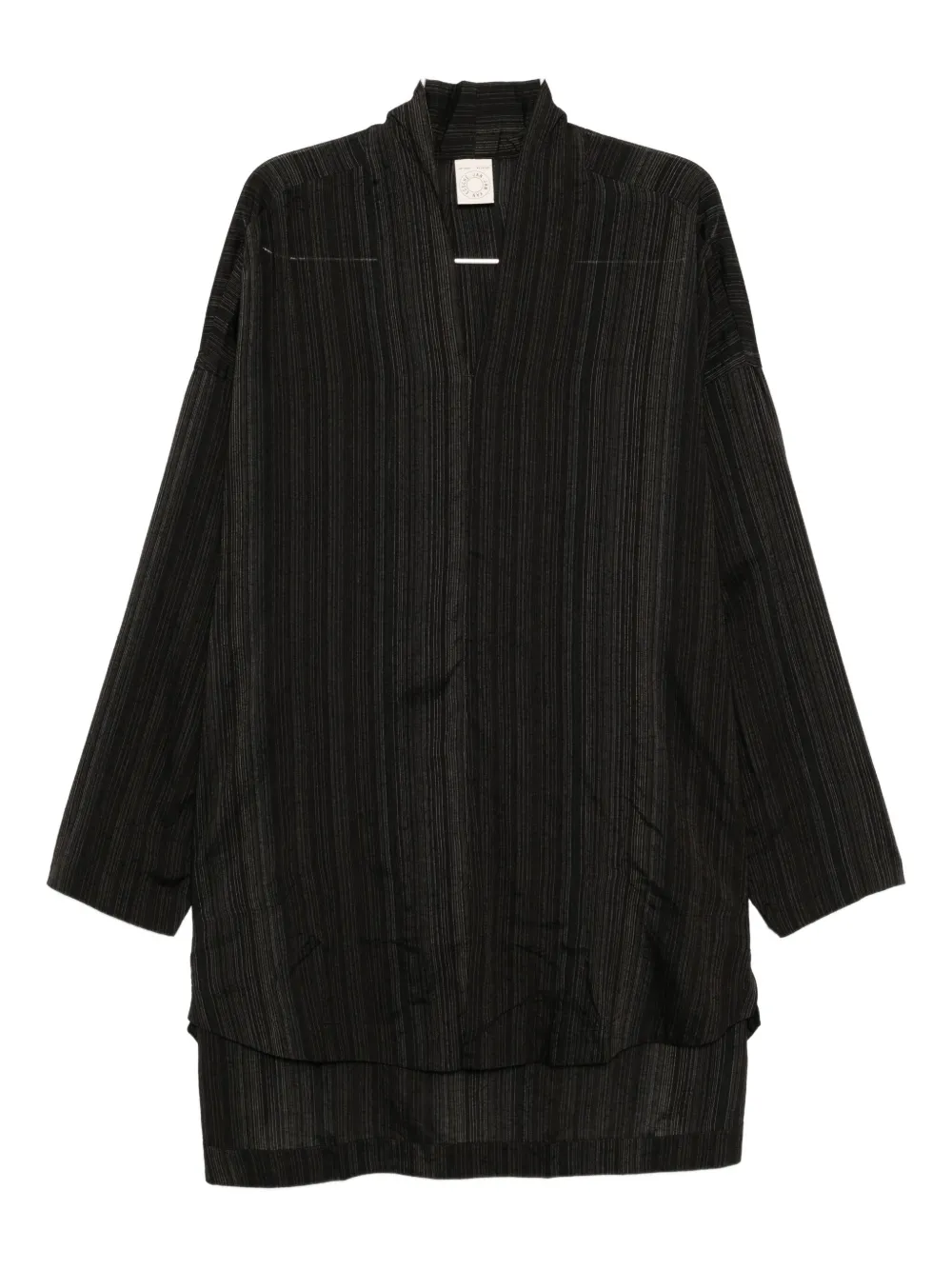 Jan-jan Van Essche Striped T-shirt In Black