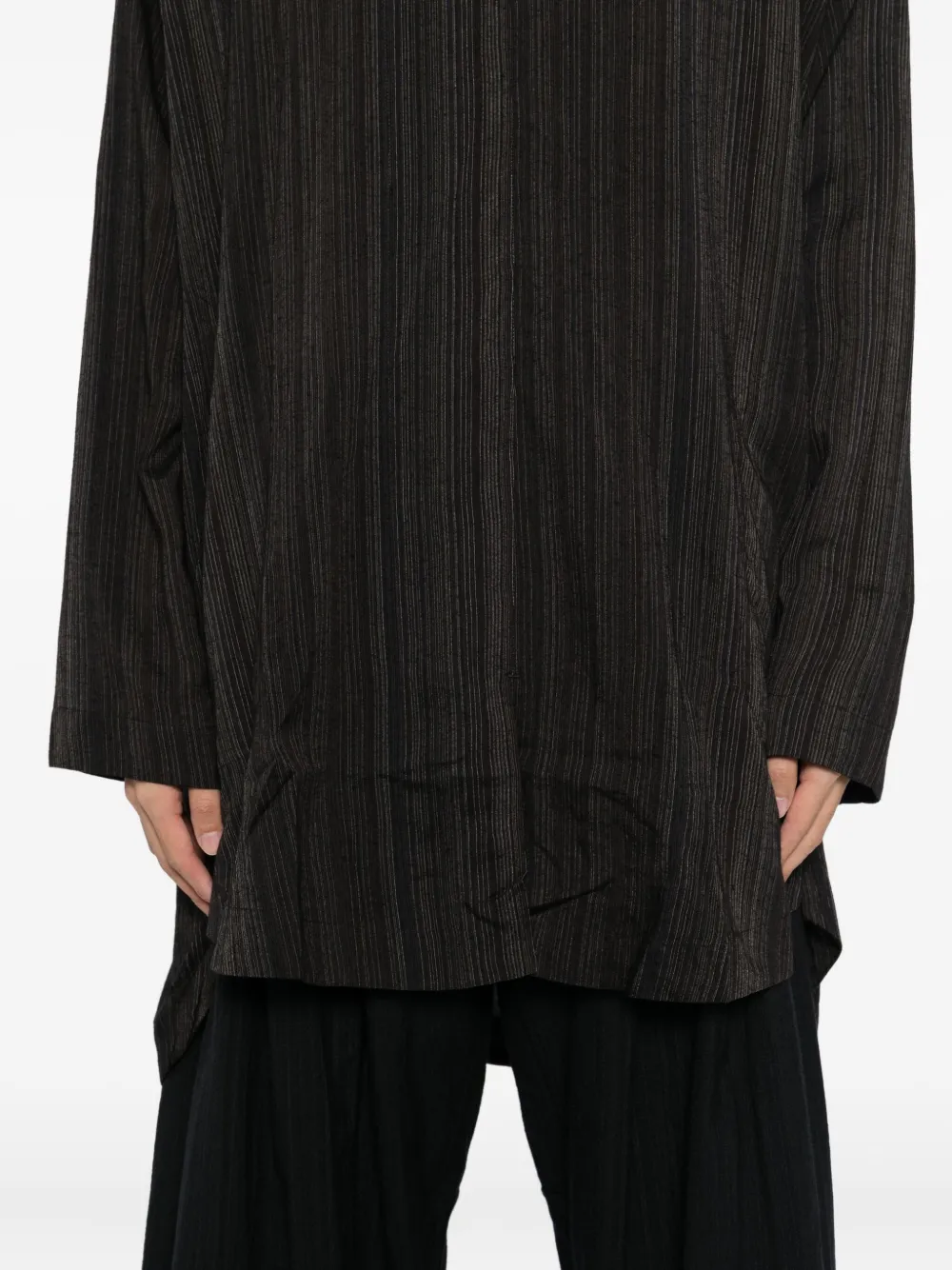 Jan-jan Van Essche Striped T-shirt In Black