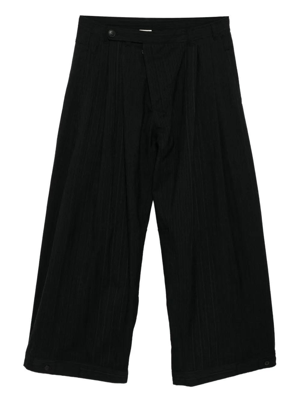 Jan Jan Van Essche pleated wool trousers | Black | Image 1