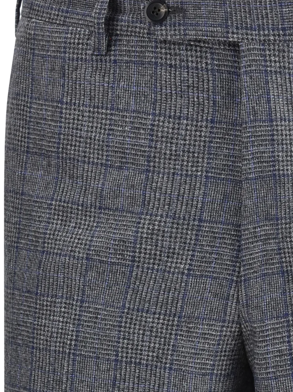 Germano 1952 Checked Tailored Trousers In Gray
