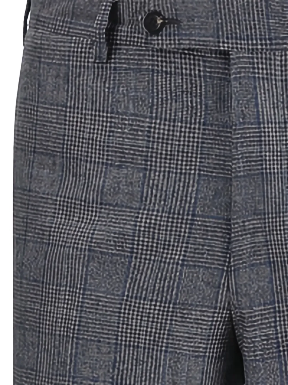 Germano 1952 Checked Tailored Trousers In Gray