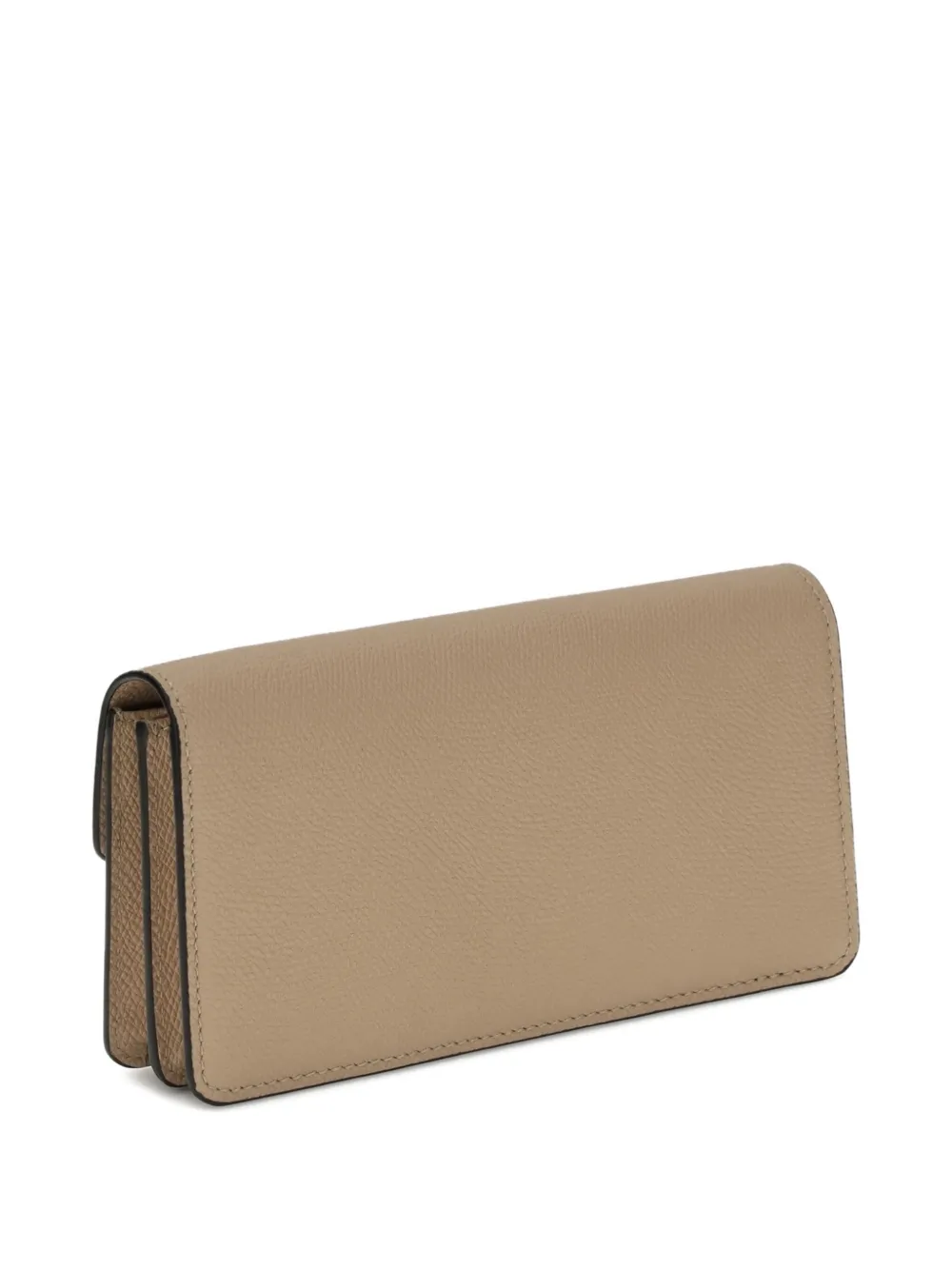 Valentino Vlogo Signature Strap Wallet In Brown