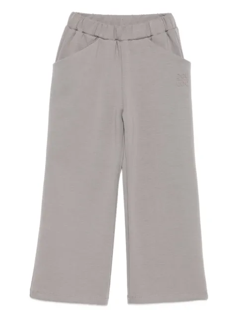 Douuod Kids logo-embossed trousers