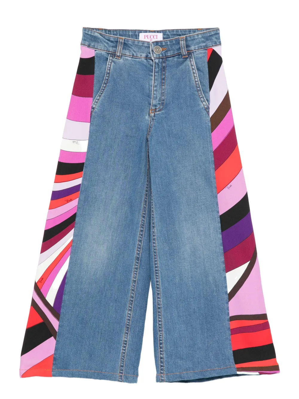 PUCCI Junior panelled jeans | Blue | Image 1