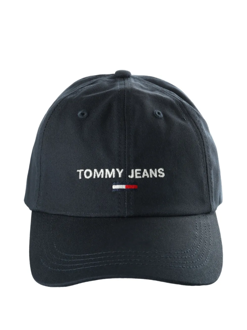 Tommy Hilfiger Logo-embroidered Cap In Brown