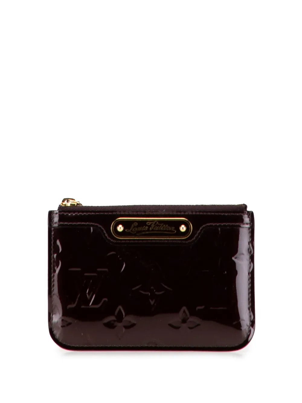 Louis Vuitton Pre-Owned 2014 モノグラム ヴェルニ キーポーチ コインケース - パープル Louis Vuitton Pre-Owned 2014 モノグラム ヴェルニ キーポーチ コインケース - パープル