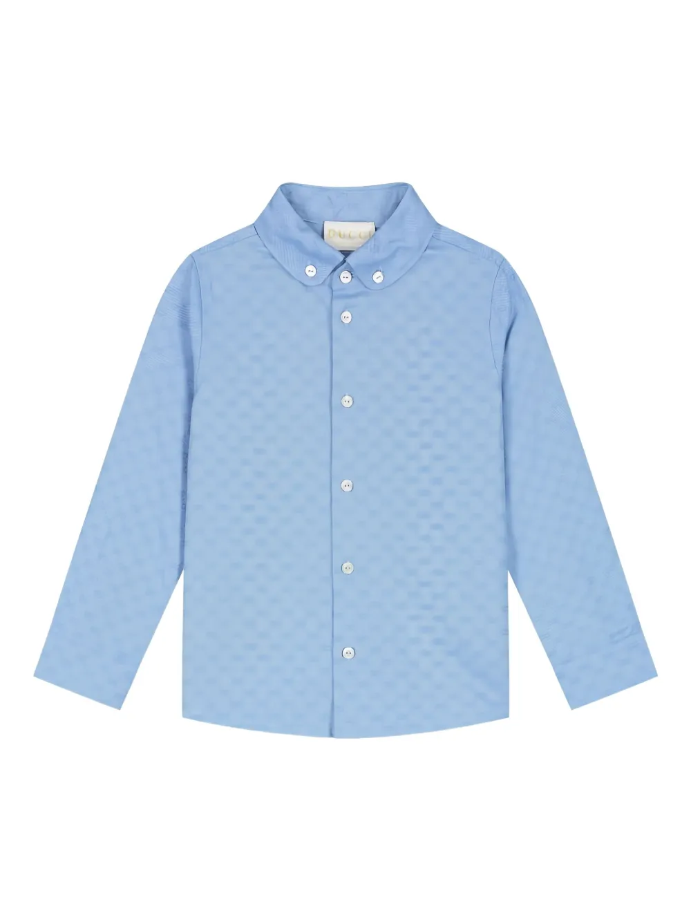 Gucci Kids ロングスリーブ シャツ - ブルー Gucci Kids ロングスリーブ シャツ - ブルー