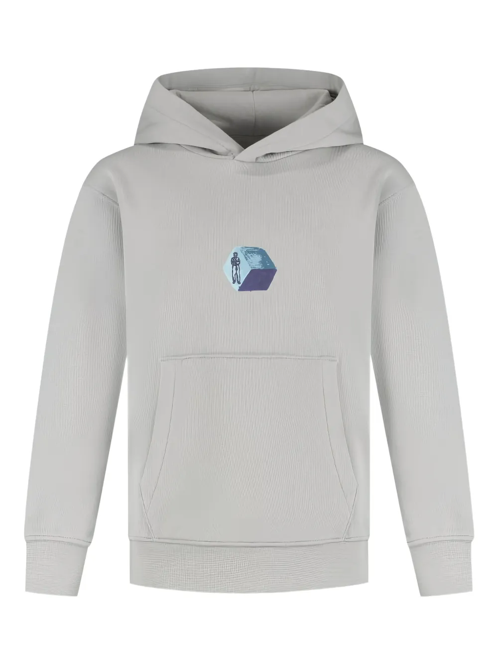 C.P. Company Kids logo-print hoodie | Grey | Image 1