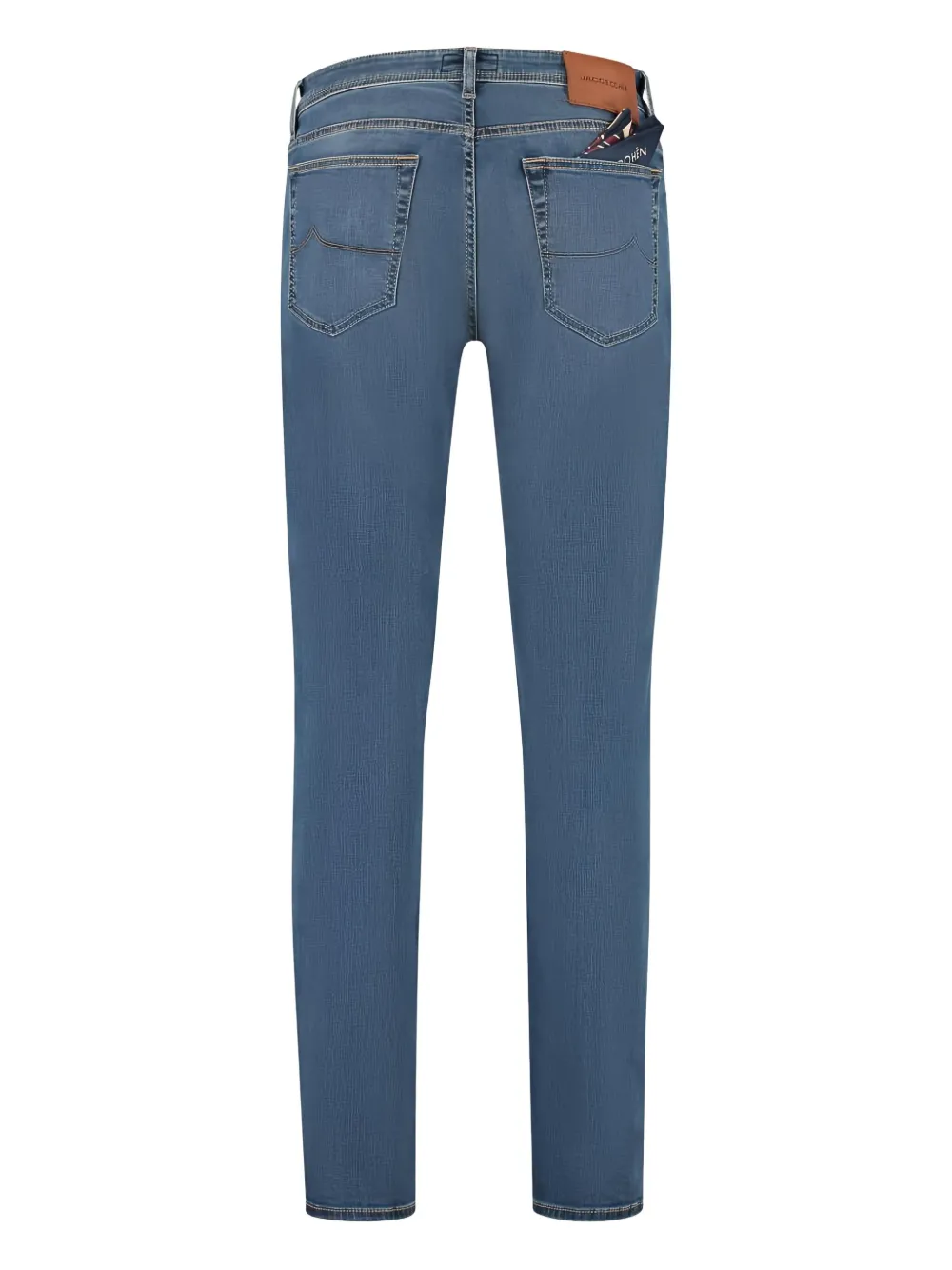 Jacob Cohën logo-patch jeans - Blauw