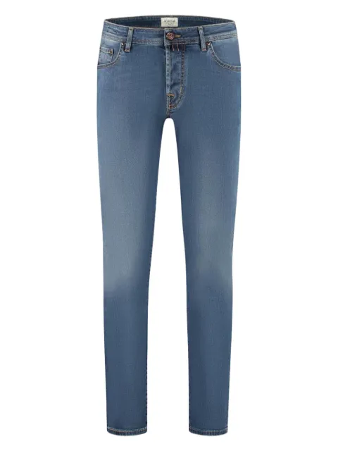 Jacob Cohën logo-patch jeans