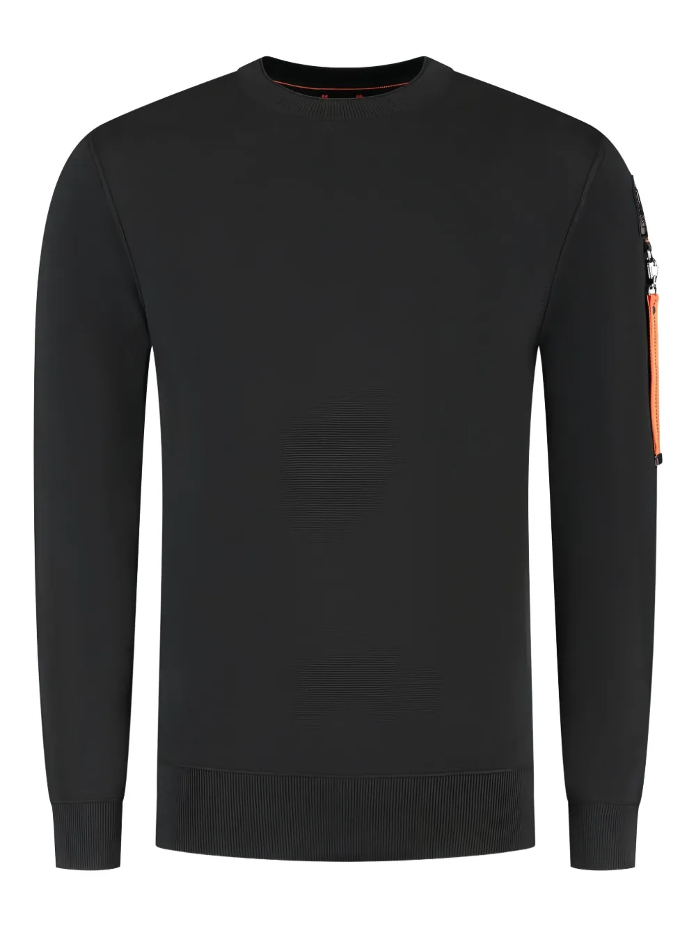Parajumpers logo-patch crew-neck sweater | Black | Image 1