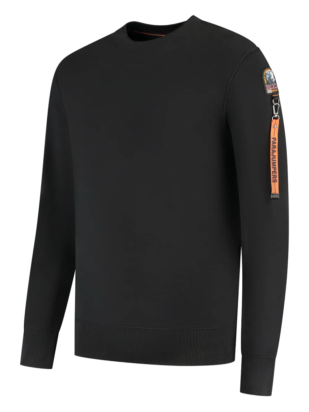 Parajumpers logo-patch crew-neck sweater - Zwart