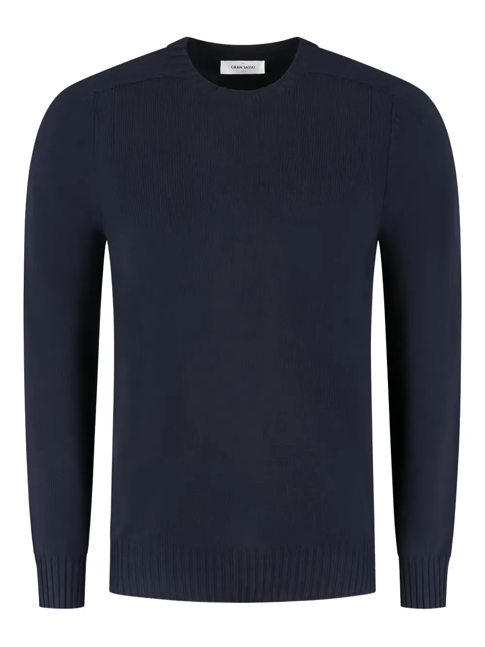 Gran Sasso crew-neck ribbed sweater | Blue | Image 1