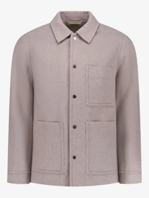 Woolrich patch-pockets shirt jacket