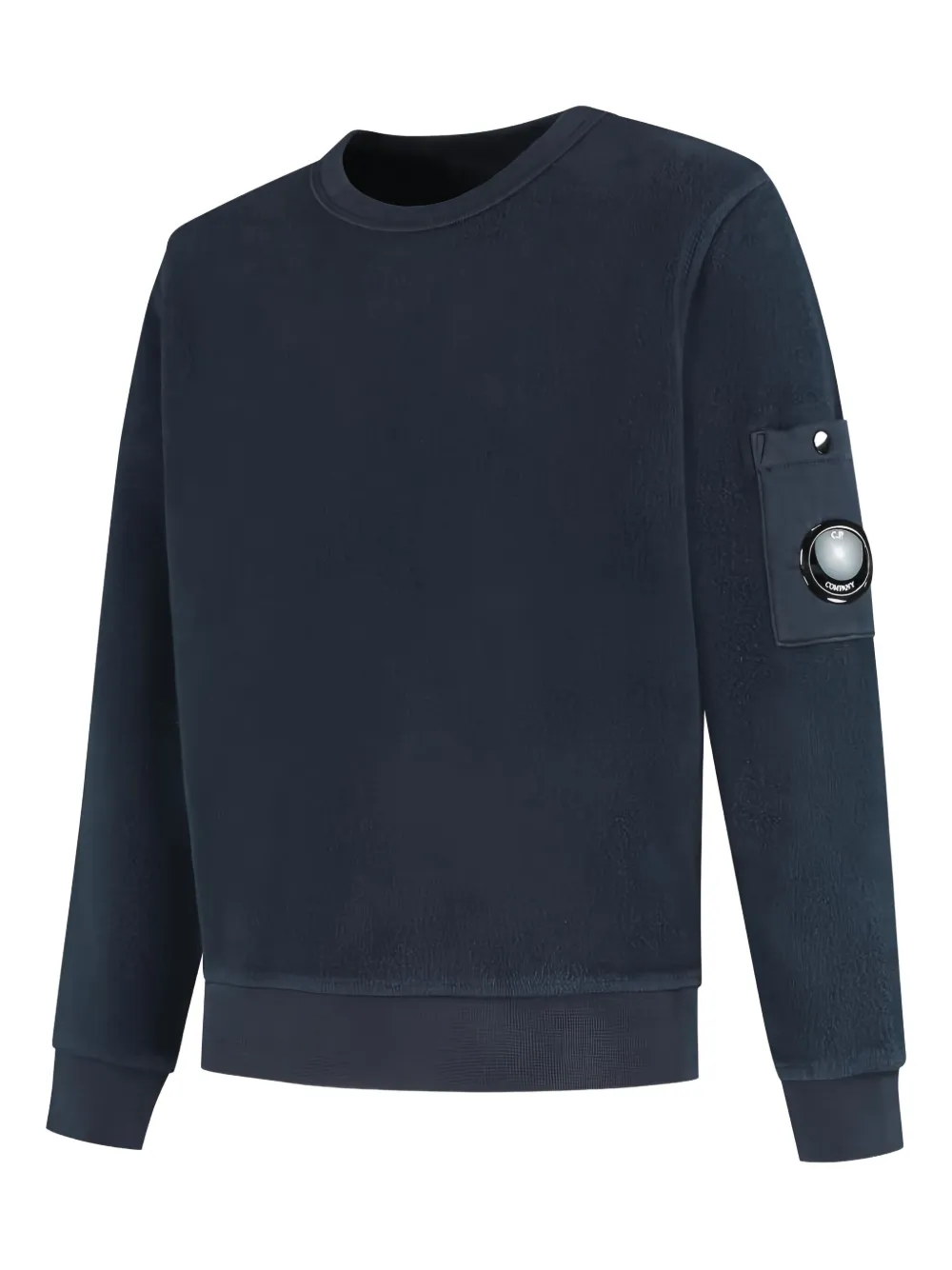 C.p. Company Lens-pocket Sweatshirt In Blue