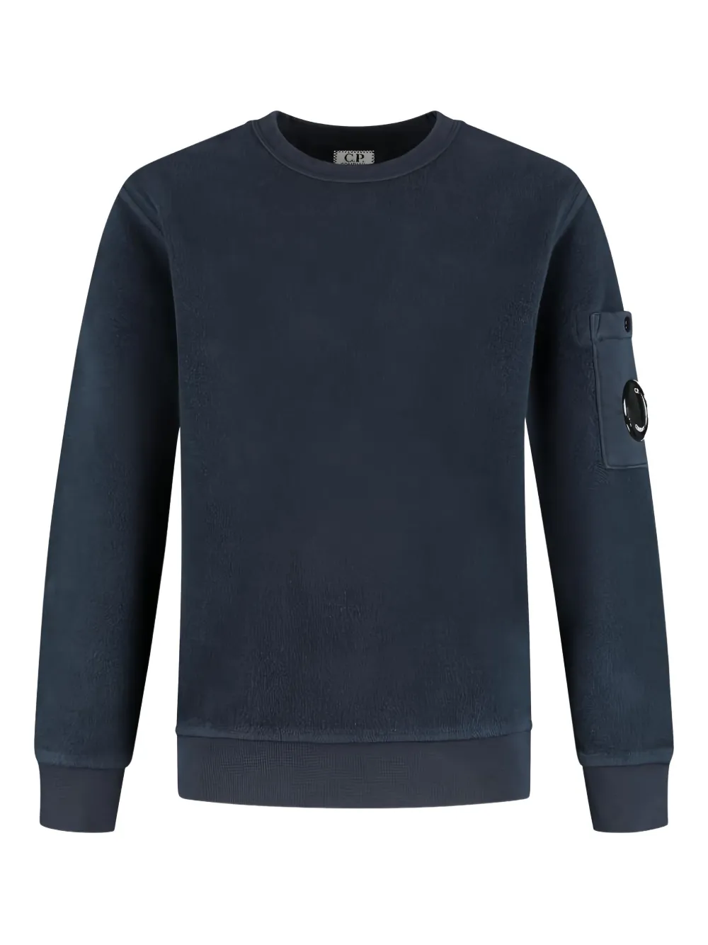 C.p. Company Lens-pocket Sweatshirt In Blue