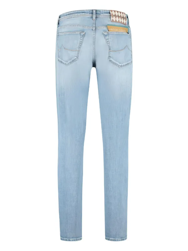 Jacob Cohën ロゴパッチ ジーンズ | ブルー | FARFETCH JP