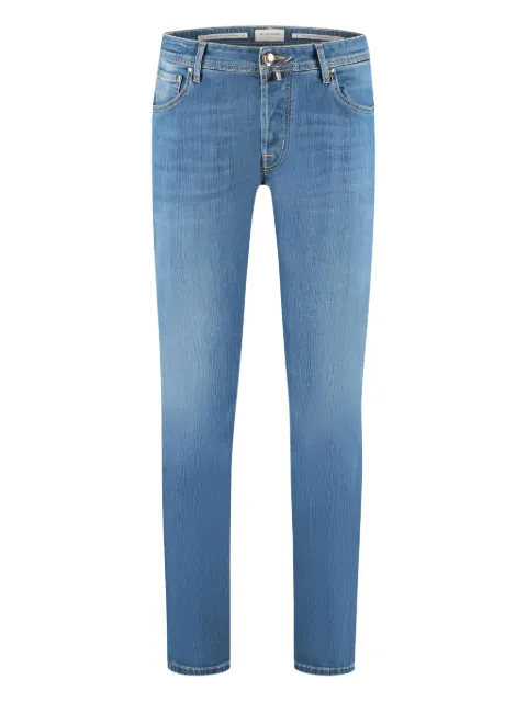 Jacob Cohën logo-patch jeans