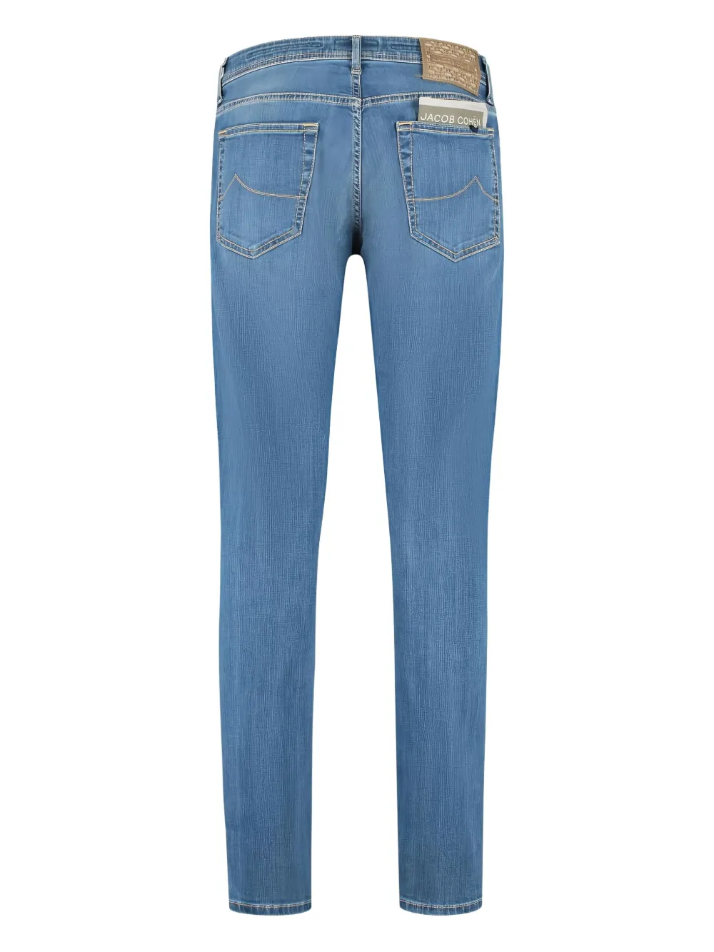 Jacob Cohën logo-patch jeans - Blauw