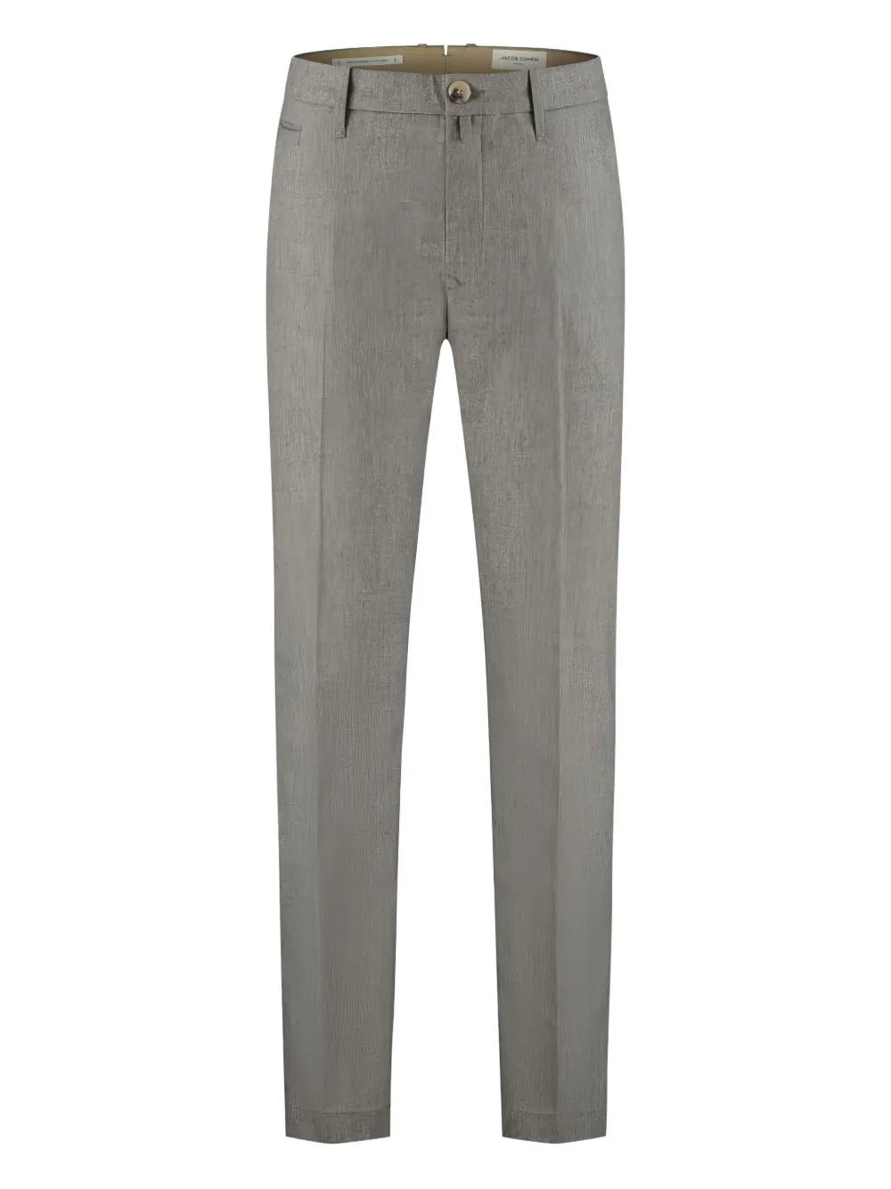 Jacob Cohen Pleated Straight-leg Trousers In Gray